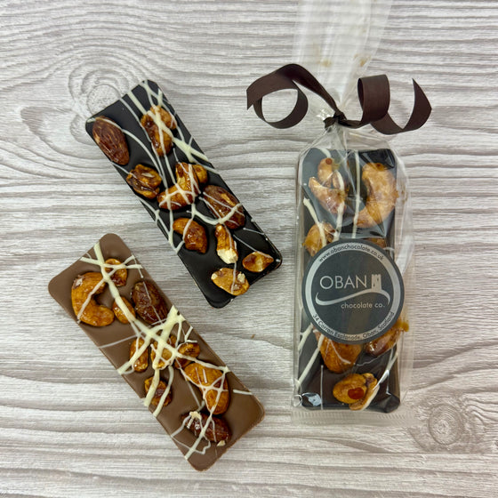 Salted honey nut mini bars