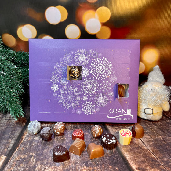 Chocolate filled advent calendar