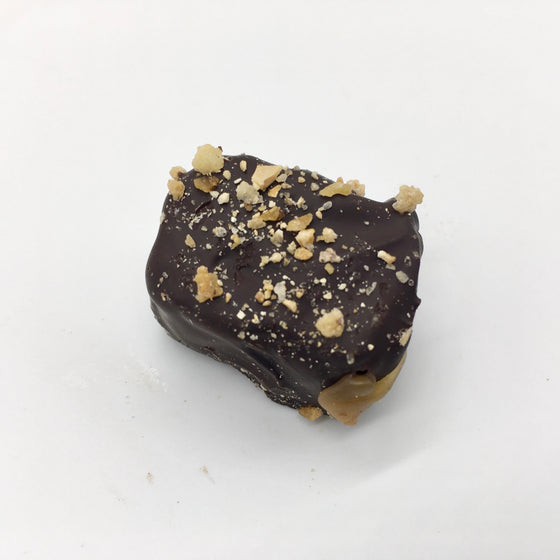 Dark nutty chewy caramel (GF, AF)