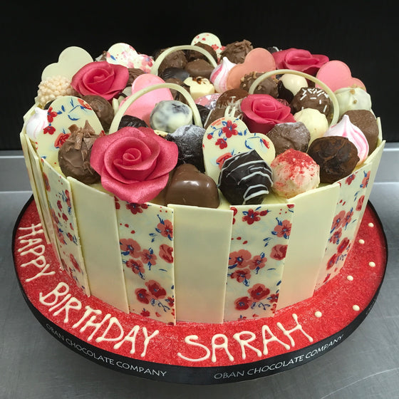 Pretty panel cake